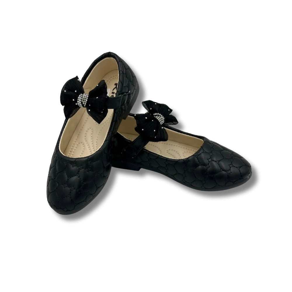 (WS-964-2) Ballerina Partywear BLACK Shoes