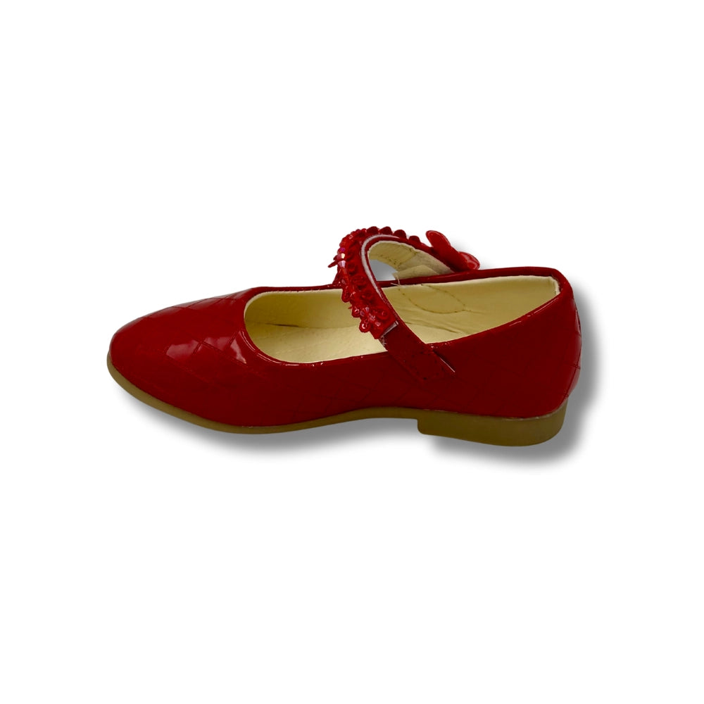 (WS-962) Ballerina Partywear RED Shoes