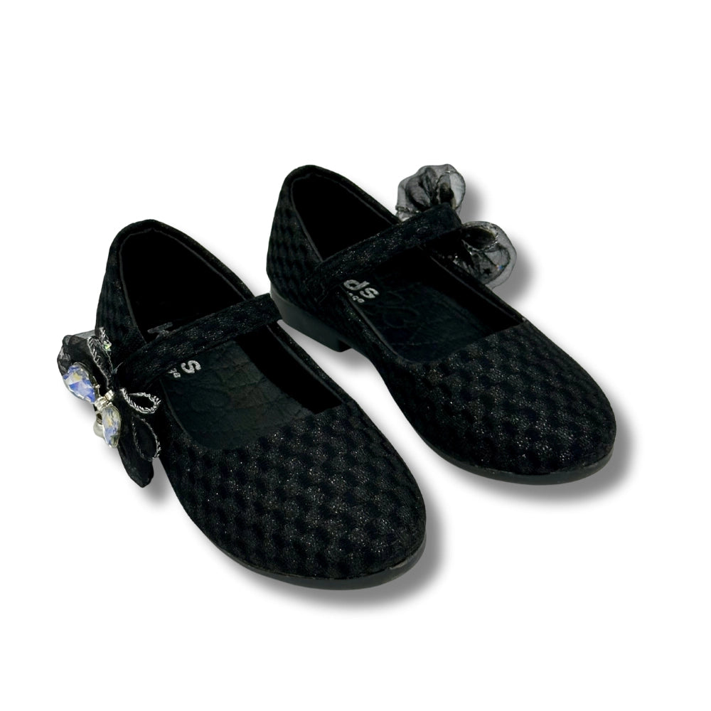 (WS-1191) Ballerina Partywear BLACK Shoes