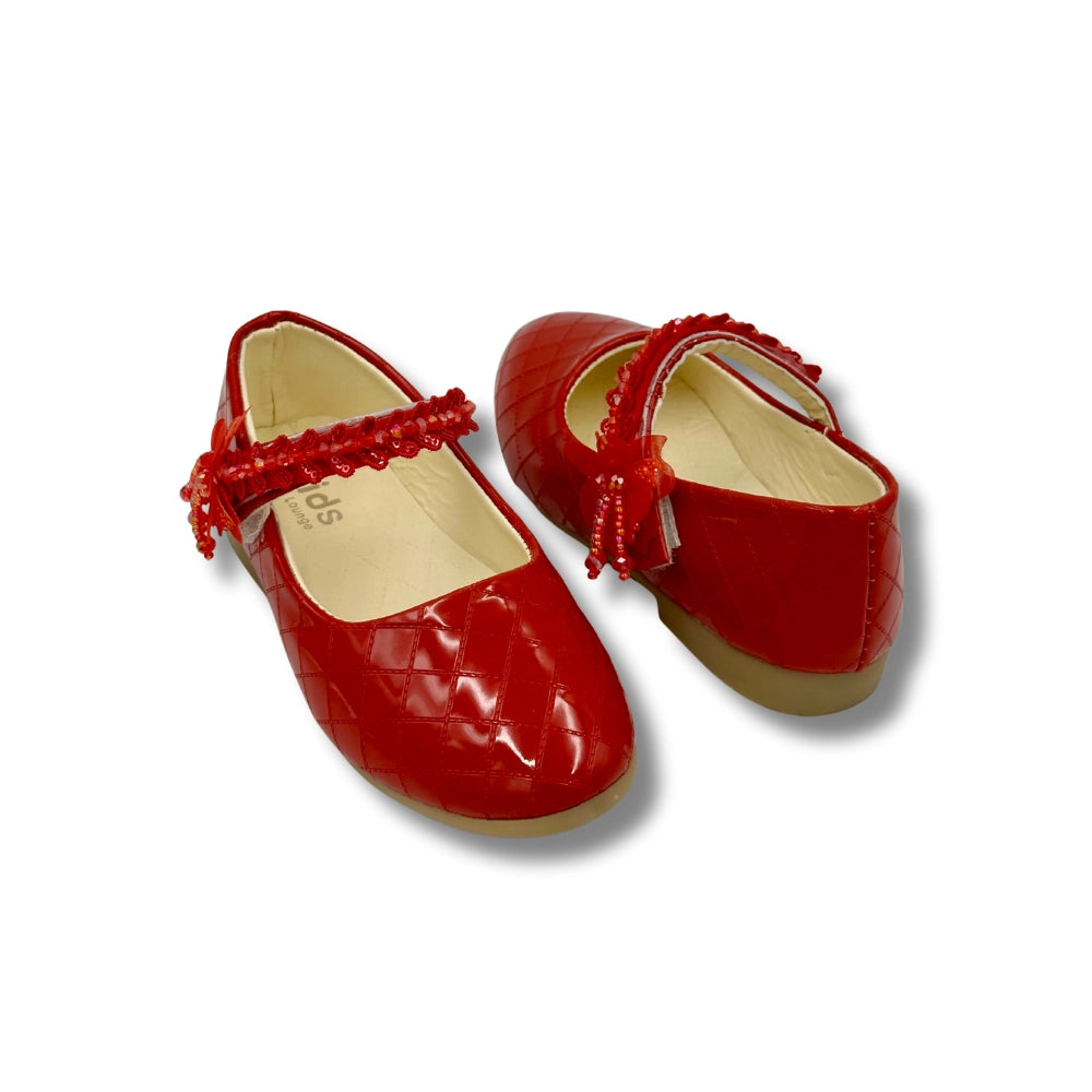 (WS-962) Ballerina Partywear RED Shoes