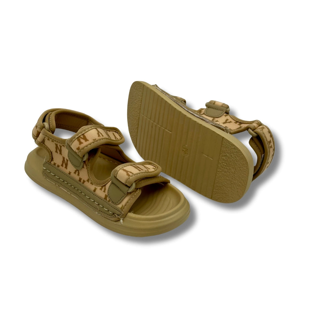 (WS-973-2) Sandals BROWN