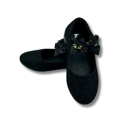 Ballerina Partywear BLACK Shoes (WS-339-2)