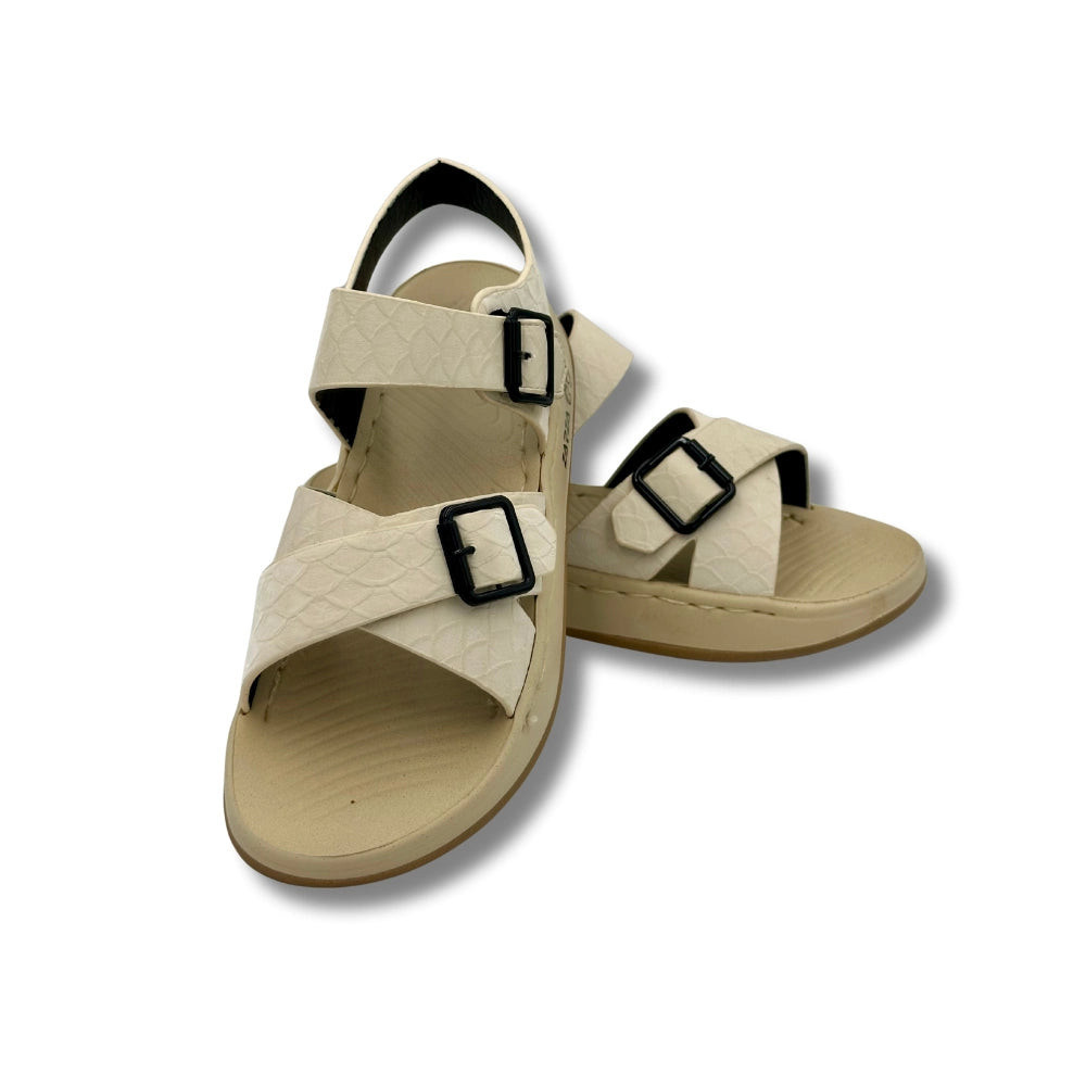 (WS-1293-2) Sandals BEIGE