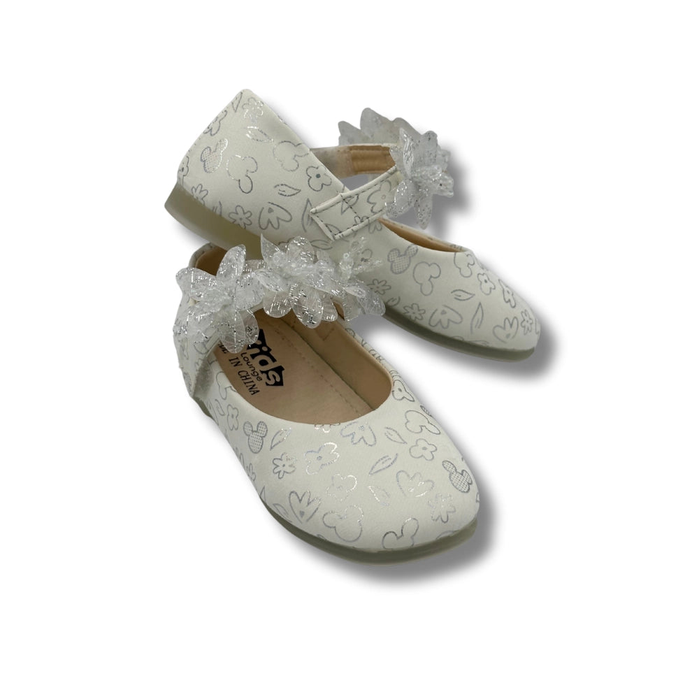 (WS-437-3) Ballerina Partywear WHITE Shoes