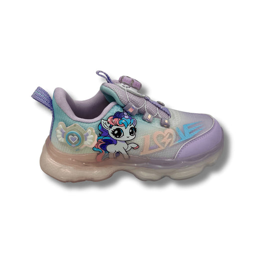 Rotating Buckle Breathable Non Slip Sneakers PURPLE (WS-636)