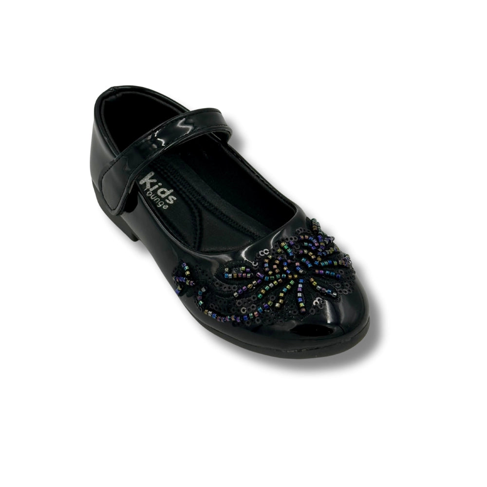(WS-400) Ballerina Partywear BLACK Shoes