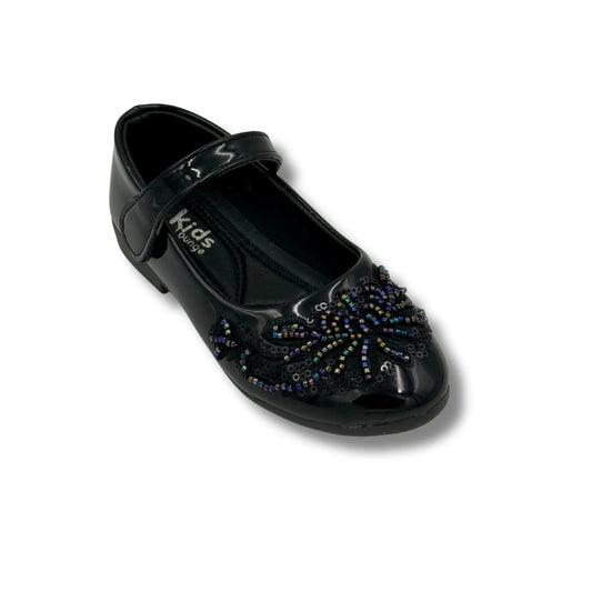(WS-400) Ballerina Partywear BLACK Shoes