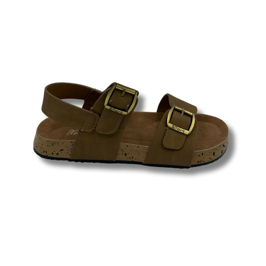 (WS-1287-2) BROWN Sandals with Brown Straps
