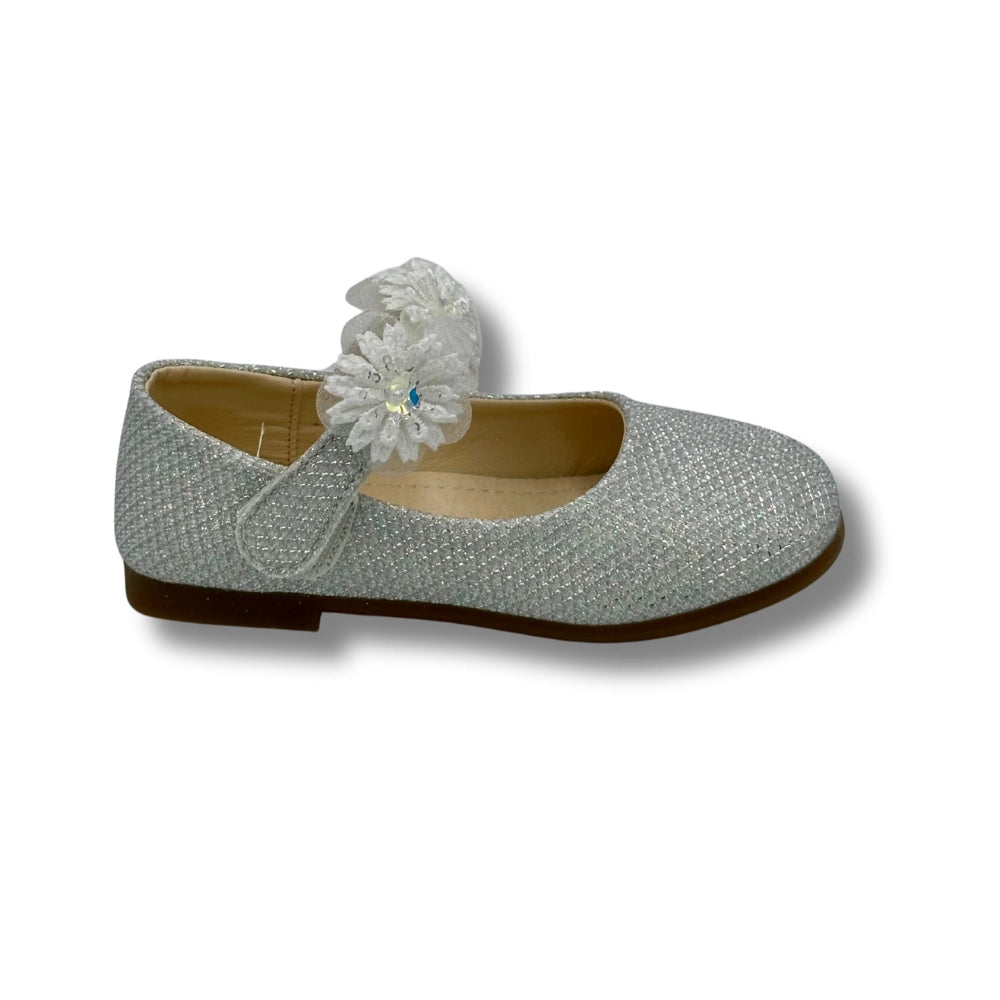 (WS-452) Ballerina Partywear SILVER Shoes