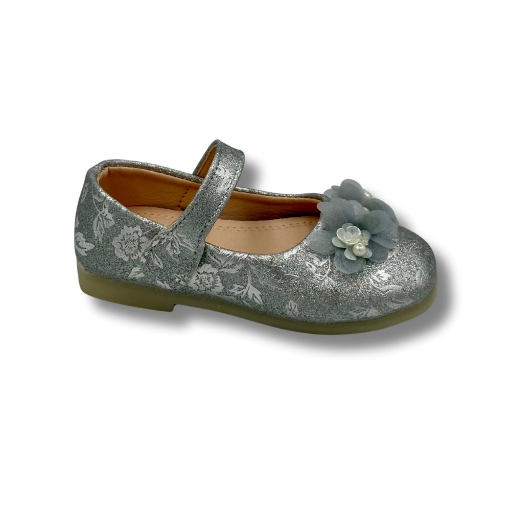 (WS-450) Ballerina Partywear SILVER Shoes