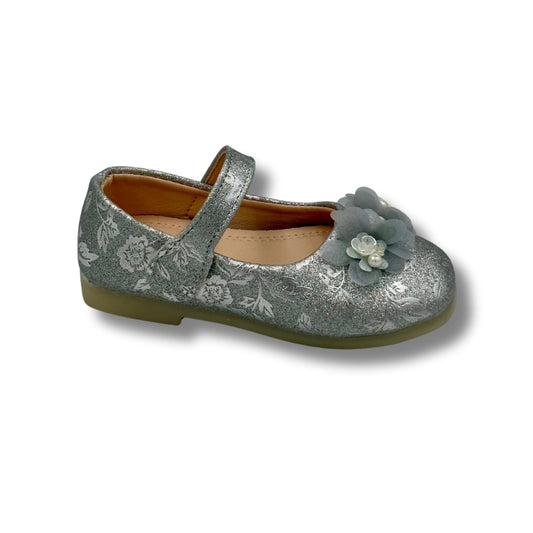 (WS-450) Ballerina Partywear SILVER Shoes