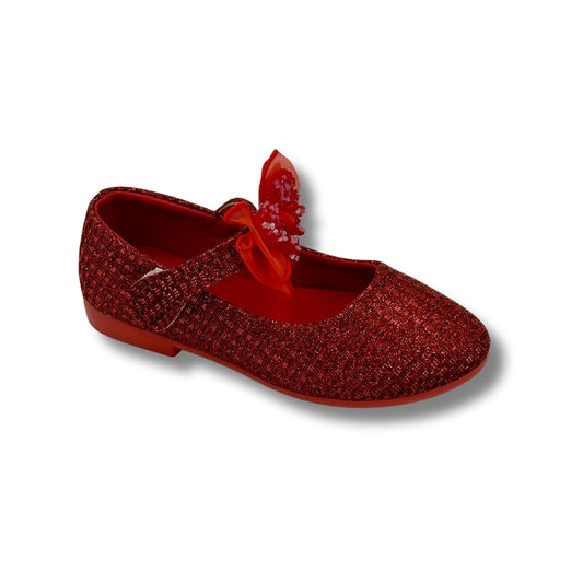 (WS-1305) Ballerina Partywear RED Shoes