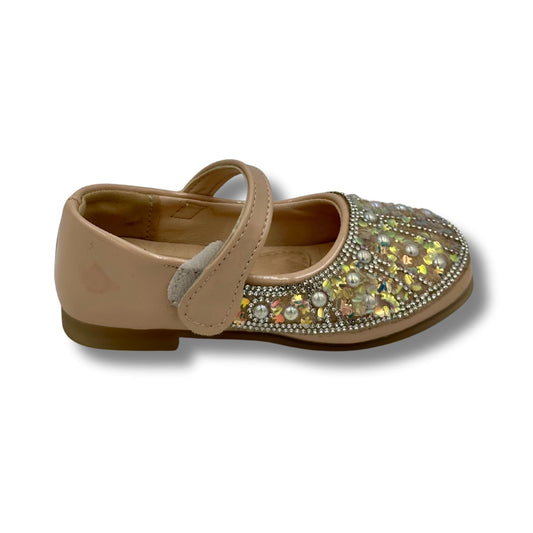 (WS-907) Ballerina Partywear BEIGE  Shoes