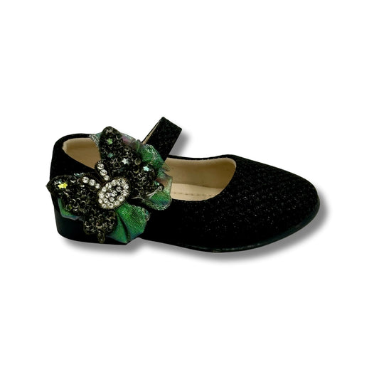 (WS-949) Ballerina Partywear BLACK Shoes