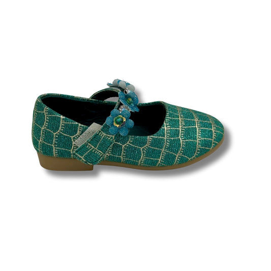 (WS-954) Ballerina Partywear GREEN Shoes