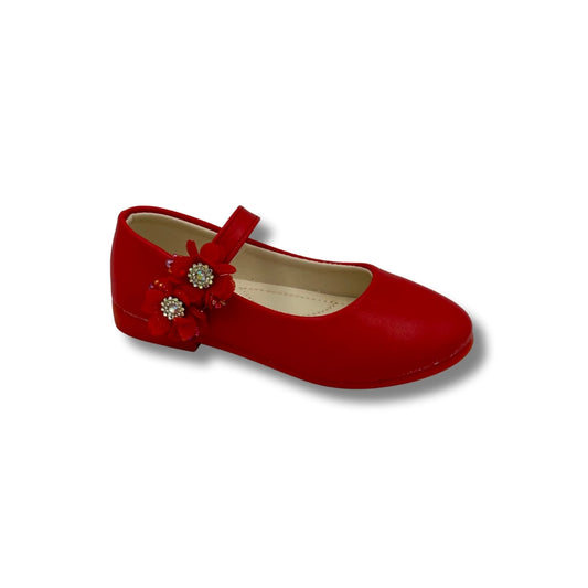 (WS-963) Ballerina Partywear RED Shoes