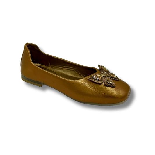 (WS-1072) Ballerina Partywear BRONZE Shoes