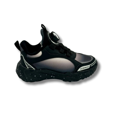 Rotating Buckle Breathable Non Slip Sneakers BLACK (WS- 389)