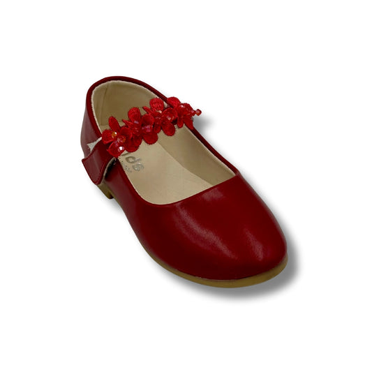 (WS-840) Ballerina Partywear RED Shoes