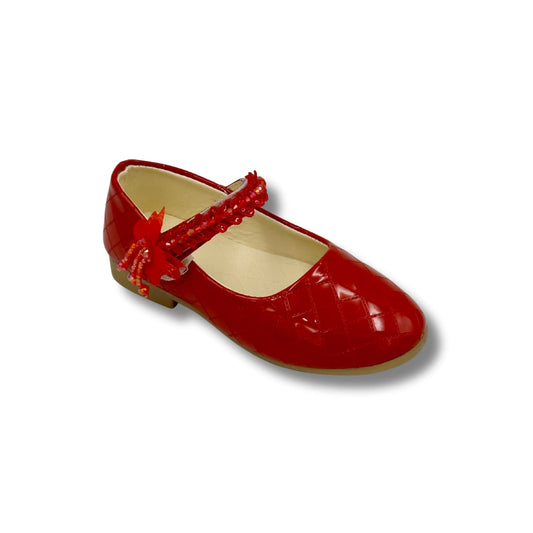 (WS-962) Ballerina Partywear RED Shoes