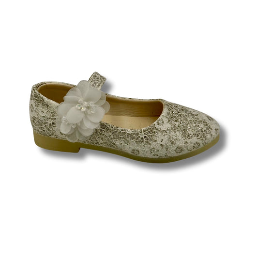 Ballerina Partywear WHITE Shoes (WS-336)