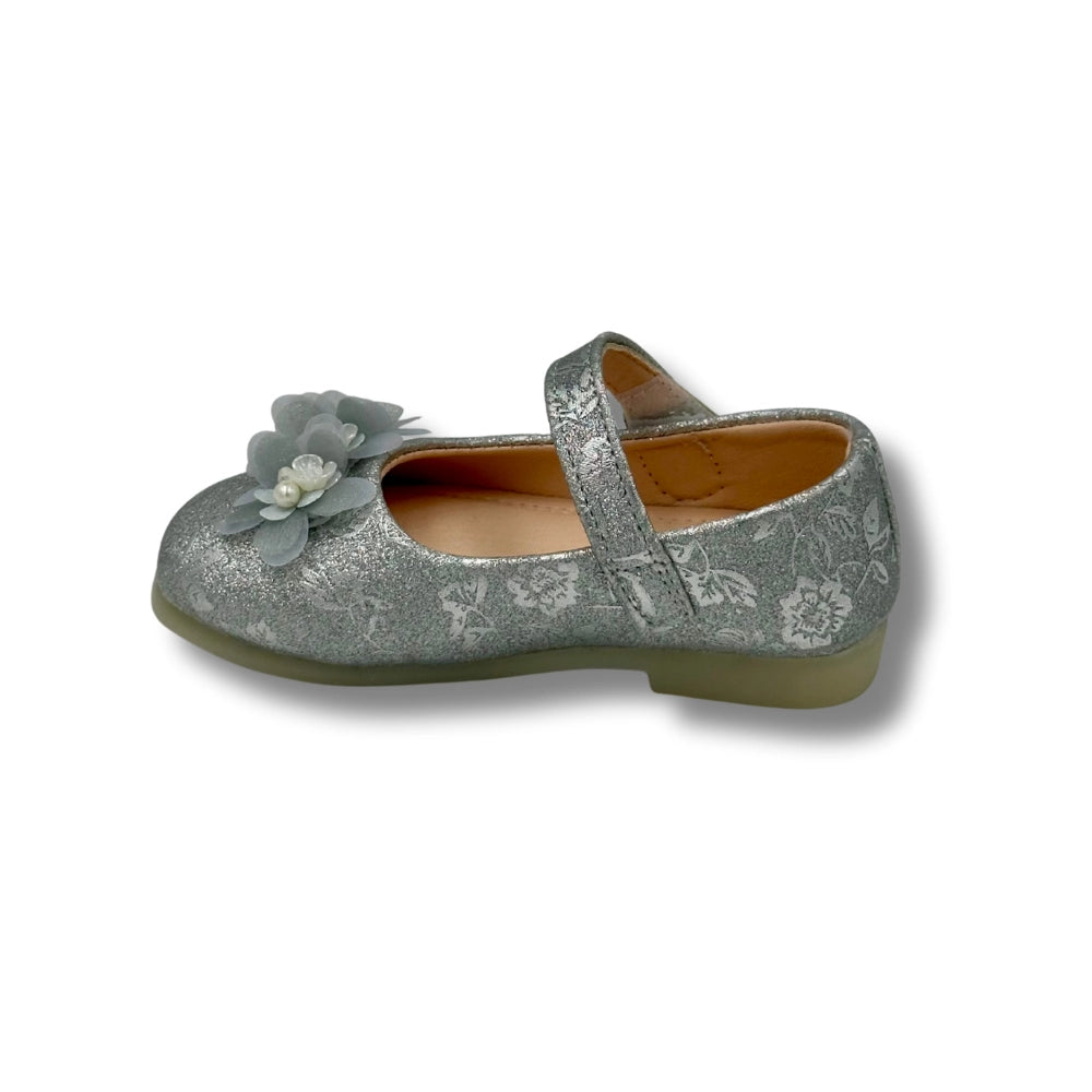 (WS-450) Ballerina Partywear SILVER Shoes