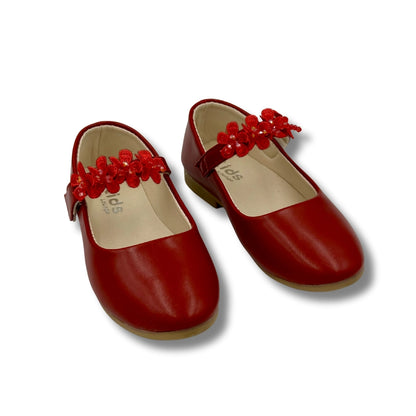 (WS-840) Ballerina Partywear RED Shoes