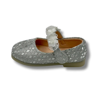 (WS-451) Ballerina Partywear SILVER Shoes