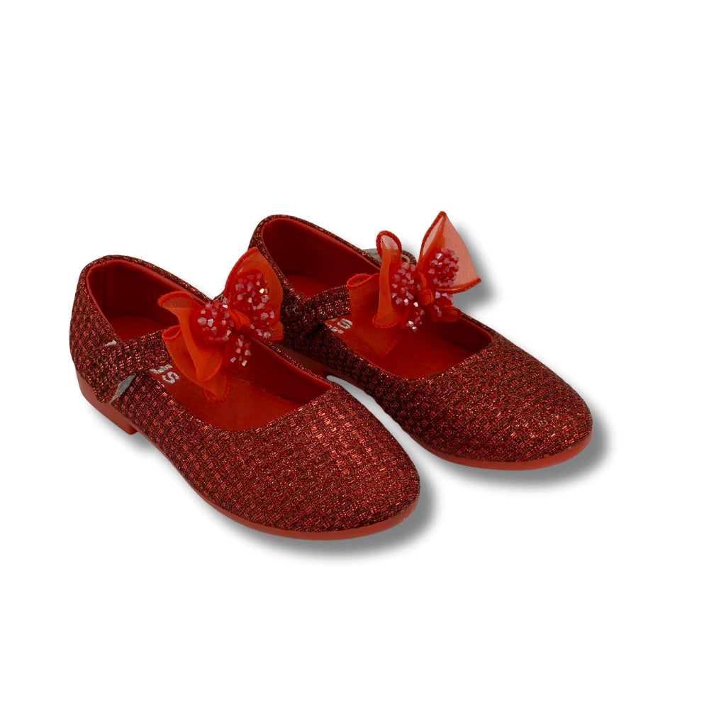 (WS-1305) Ballerina Partywear RED Shoes