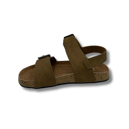 (WS-1287-2) BROWN Sandals with Brown Straps