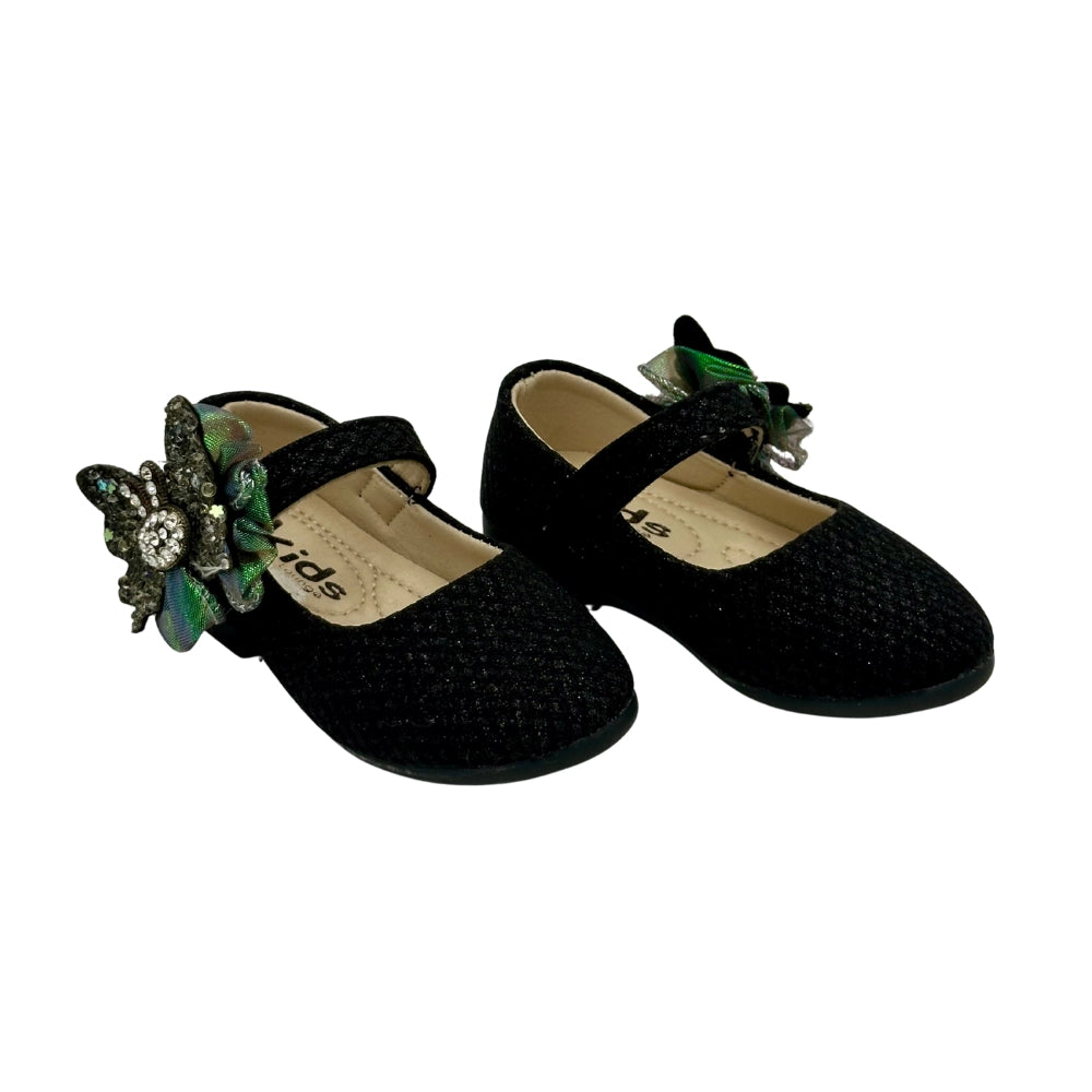 (WS-949) Ballerina Partywear BLACK Shoes