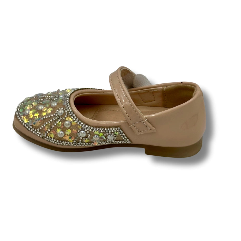 (WS-907) Ballerina Partywear BEIGE  Shoes