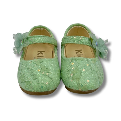 (WS-821) Ballerina Partywear GREEN Shoes
