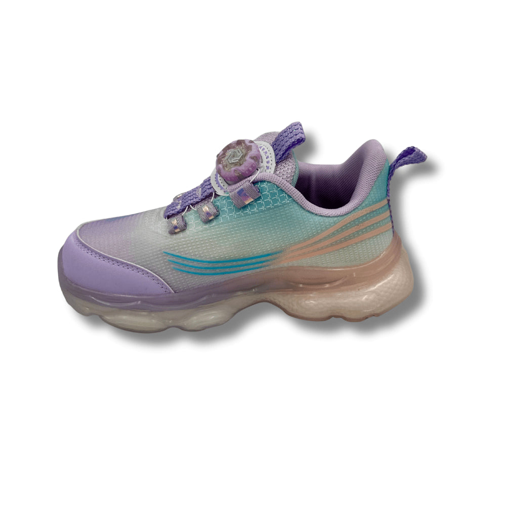 Rotating Buckle Breathable Non Slip Sneakers PURPLE (WS-636)
