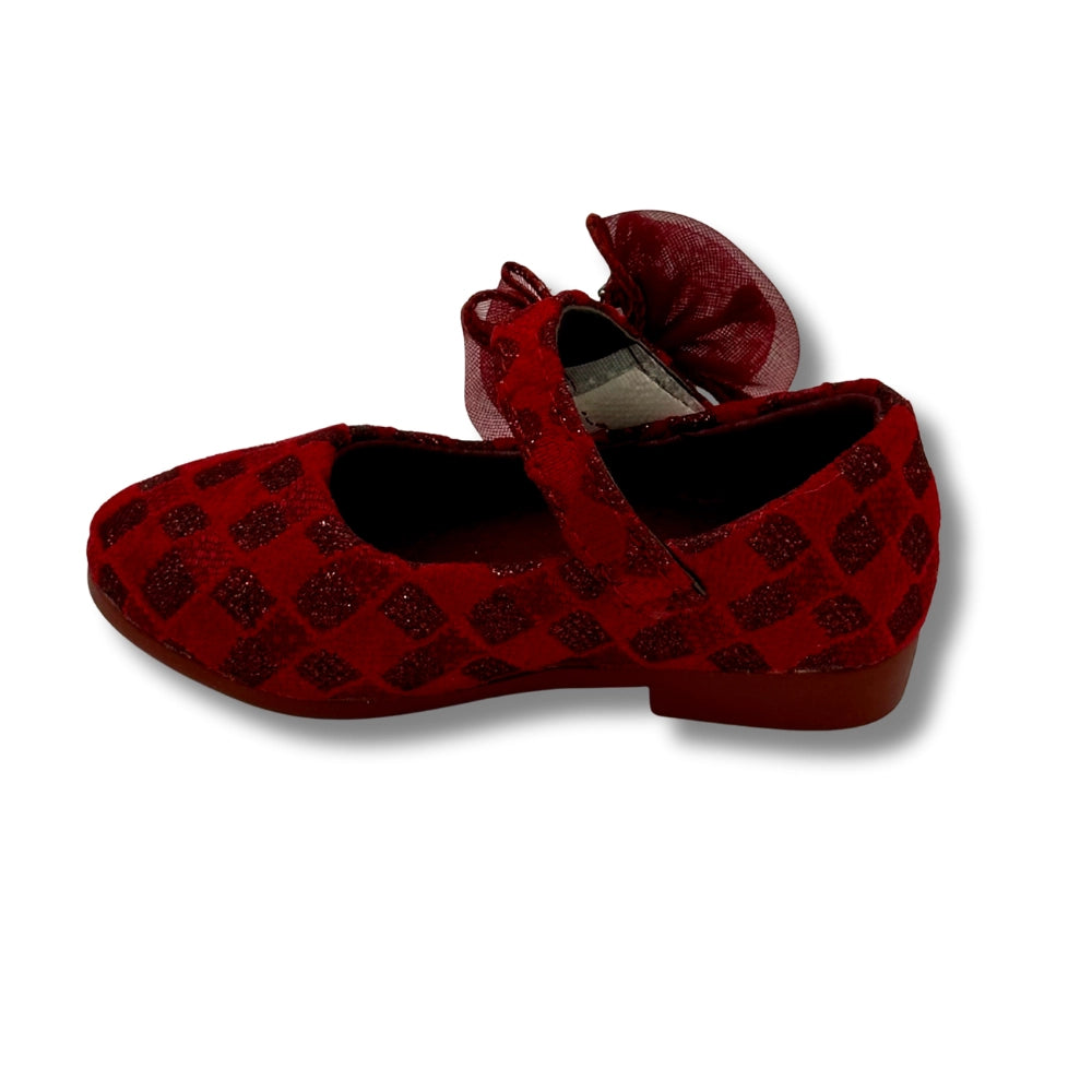 (WS-399) Ballerina Partywear RED Shoes
