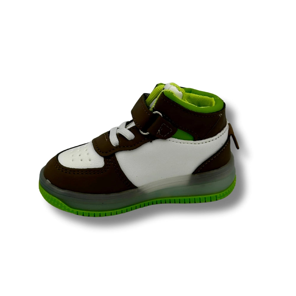 Sport Shoes GREEN with LIGHTS (WS-445)