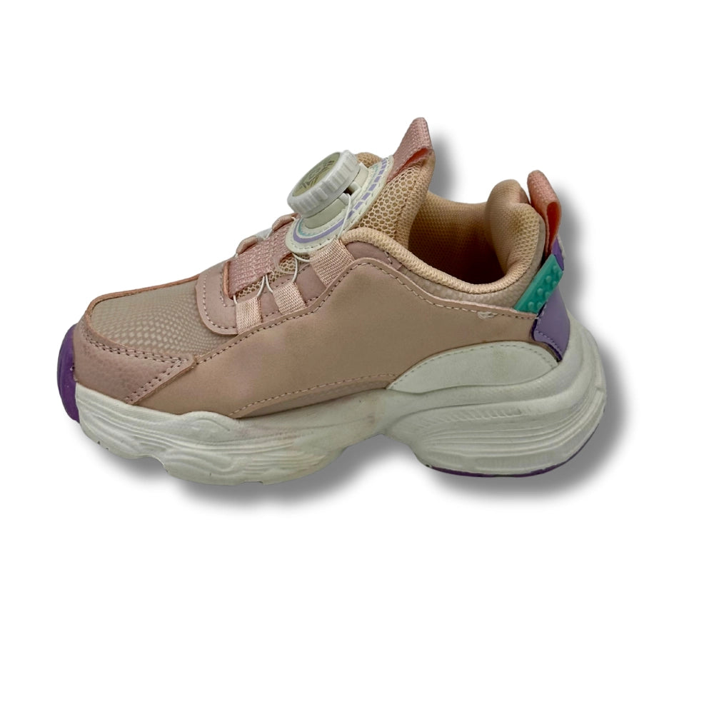 Rotating Buckle Breathable Non Slip Sneakers PINK (WS-1313)