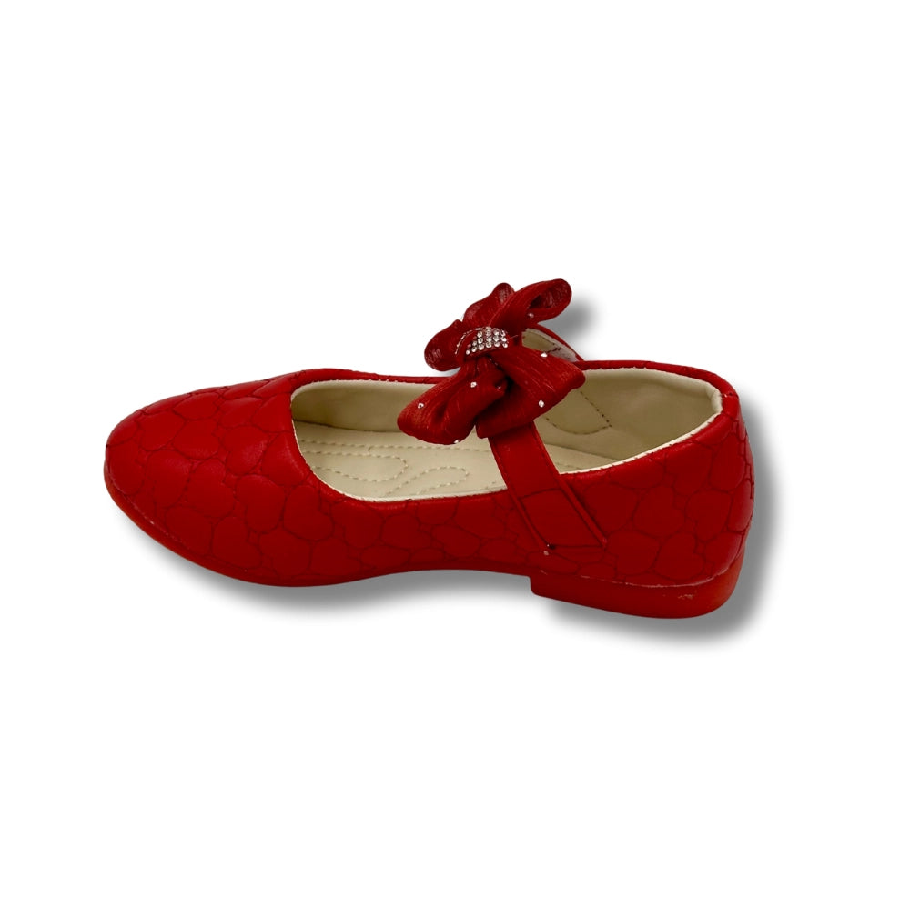 (WS-964-2) Ballerina Partywear RED Shoes