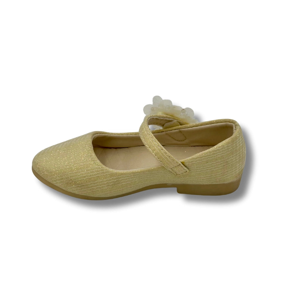 (WS-1190) Ballerina Partywear GOLDEN Shoes