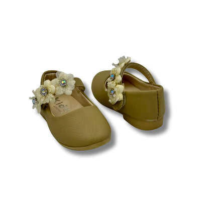 (WS-1170) Ballerina Partywear GOLDEN Shoes