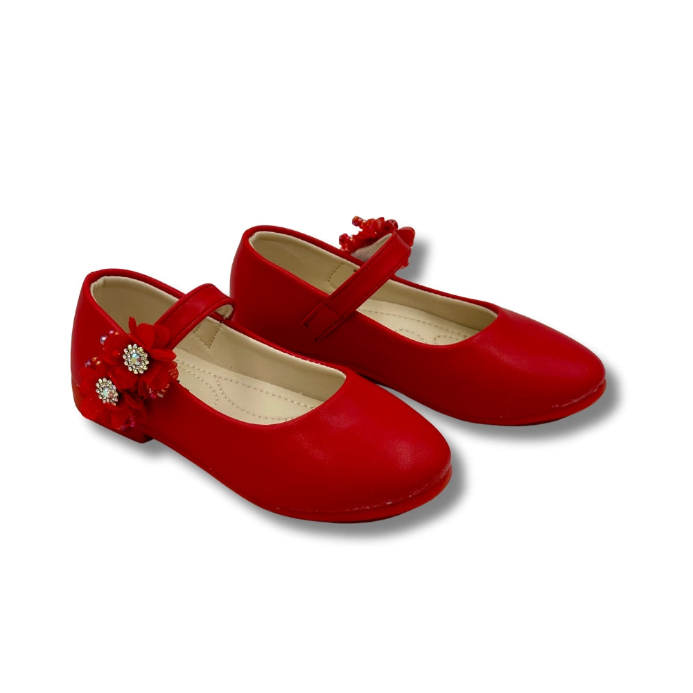 (WS-963) Ballerina Partywear RED Shoes