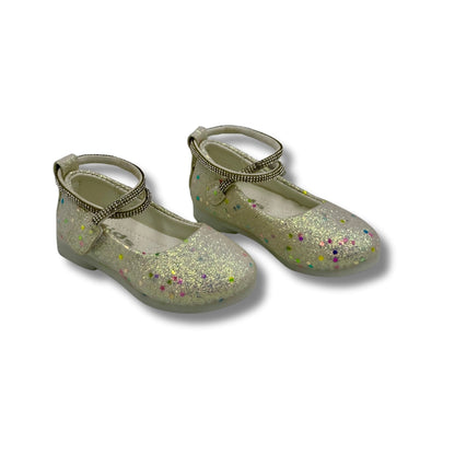 (WS-1060) Ballerina Partywear SILVER Shoes