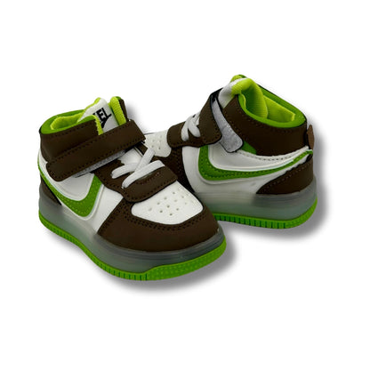 Sport Shoes GREEN with LIGHTS (WS-445)