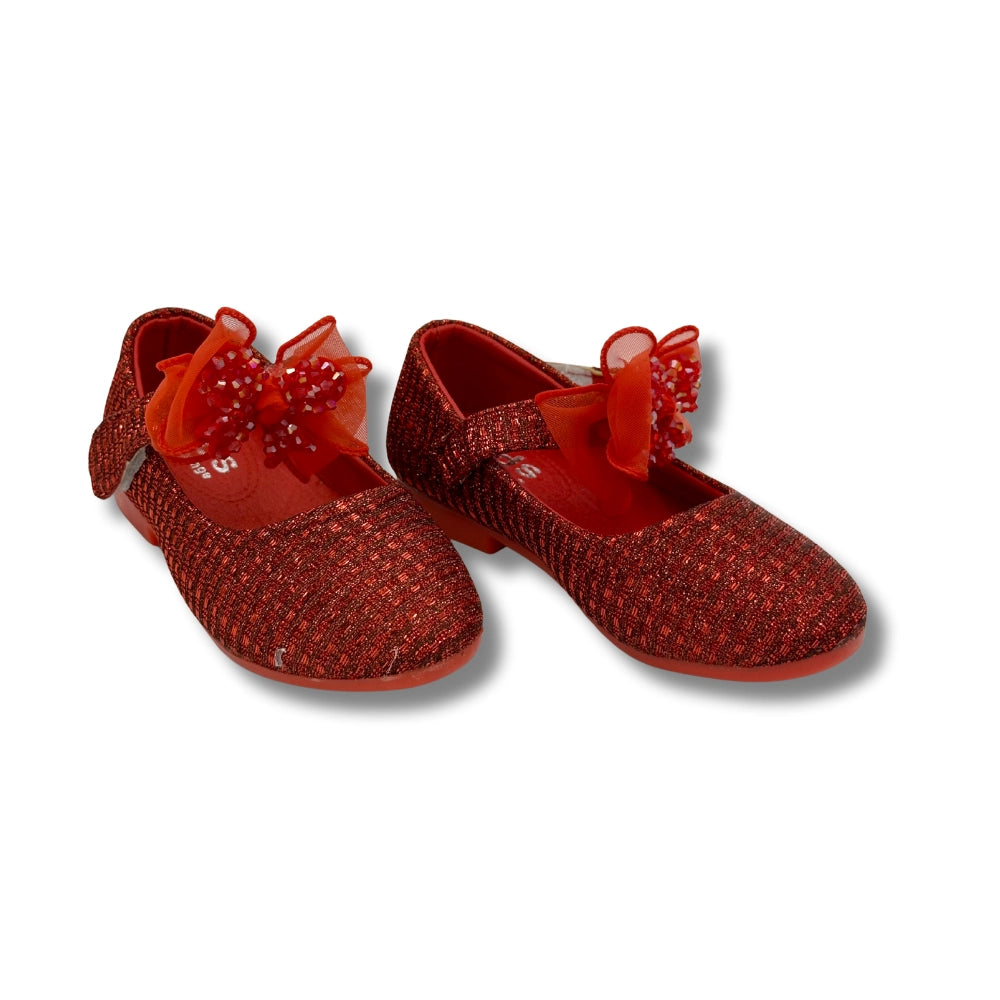 (WS-1317) Ballerina Partywear RED Shoes