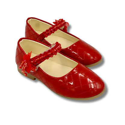 (WS-962) Ballerina Partywear RED Shoes