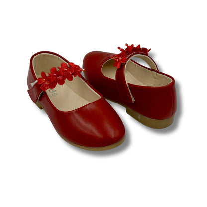 (WS-840) Ballerina Partywear RED Shoes