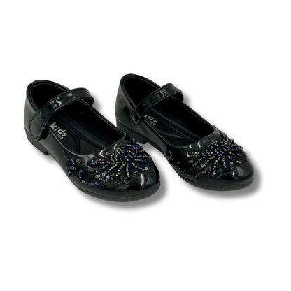 (WS-400) Ballerina Partywear BLACK Shoes