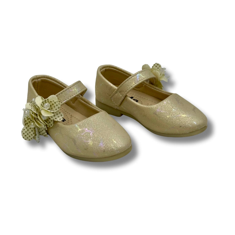 (WS-938-2) Ballerina Partywear GOLDEN  Shoes