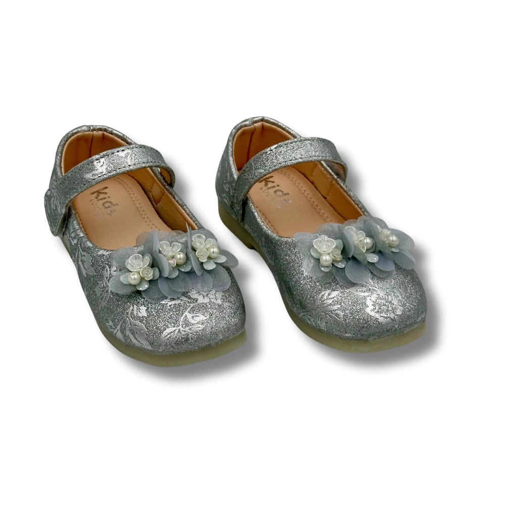 (WS-450) Ballerina Partywear SILVER Shoes