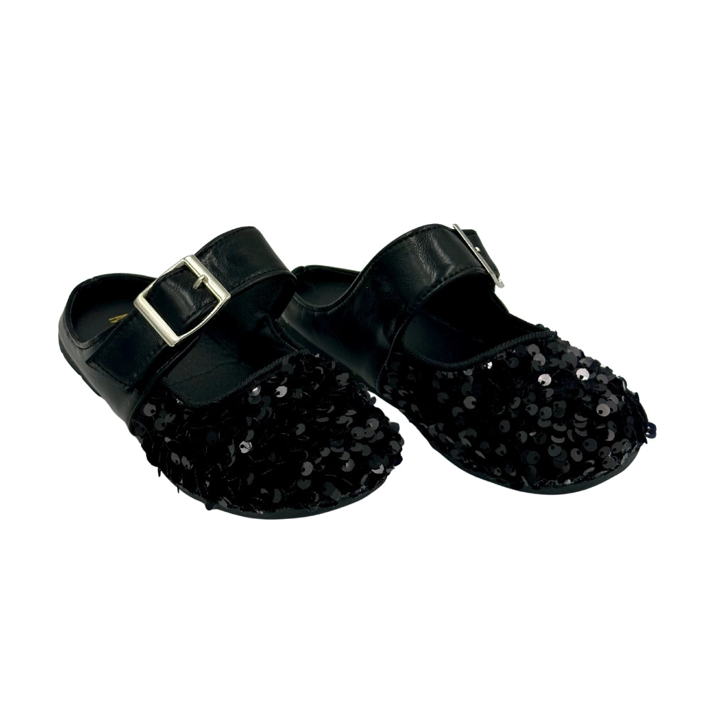 (WS-1304) Ballerina Partywear BLACK Shoes